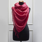 Πασμίνα Μονόχρωμη Αιγαίον ASS / Fuchsia